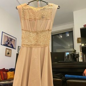 Bebe Web Exclusive new with tags XXSmall light pink / cream dress